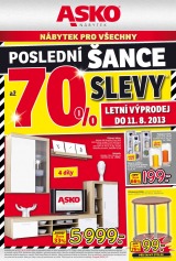 Asko nbytek plat pro Chomutov, Tbor a Znojmo od 25.7.2013, strana 1 